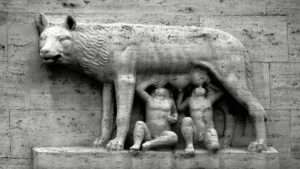 Romulus en Remus: Verhaal en wolf
