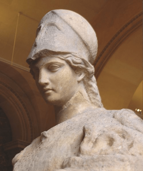 Athena godin van wijsheid, ambacht en oorlogvoering (Minerva)